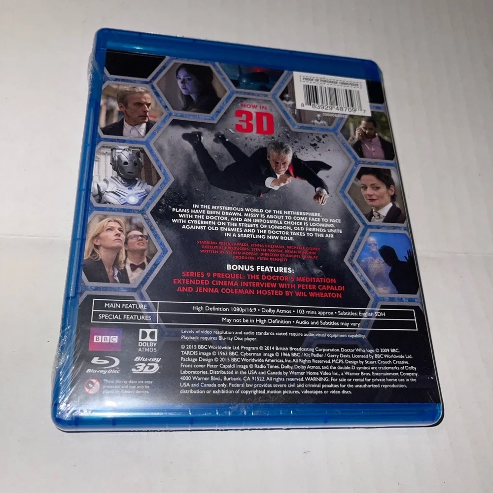 Doctor Who: Dark Water / Death in Heaven 3D Brand New Bluray Dvd 3D Blu-Ray Dvd